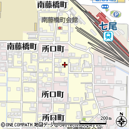 石川県七尾市南藤橋町周辺の地図
