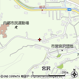 福島県いわき市内郷宮町代154-1周辺の地図