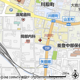 石川県七尾市上府中町モ140周辺の地図