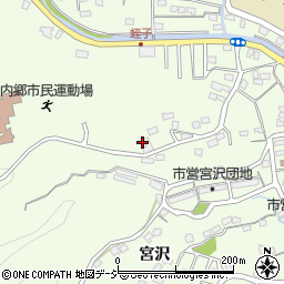 福島県いわき市内郷宮町代154周辺の地図