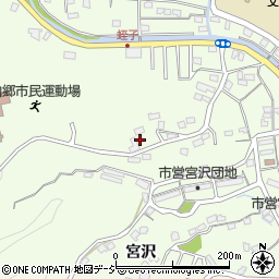 福島県いわき市内郷宮町代153周辺の地図