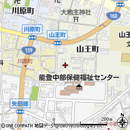 石川県七尾市山王町ソ35-1周辺の地図