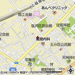 塩沢郵便局 ＡＴＭ周辺の地図