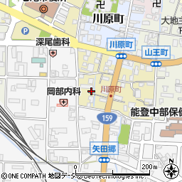 石川県七尾市上府中町モ142-1周辺の地図