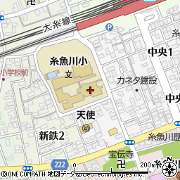 糸魚川市立ひすいの里総合学校周辺の地図