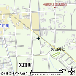 石川県七尾市矢田町（ル）周辺の地図