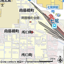 石川県七尾市所口町ニ16周辺の地図