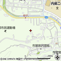 福島県いわき市内郷宮町代周辺の地図