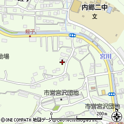 福島県いわき市内郷宮町代128周辺の地図