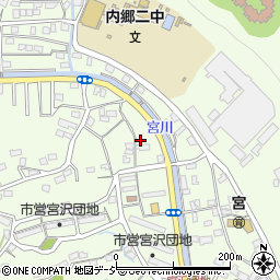 福島県いわき市内郷宮町代64周辺の地図