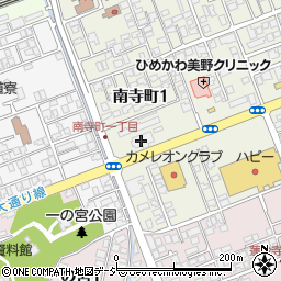 糸魚川信用組合　本部土休日時間外カード紛失・盗難受付周辺の地図