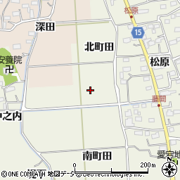 福島県いわき市平藤間北町田周辺の地図