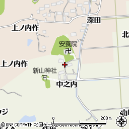 福島県いわき市平藤間中之内周辺の地図