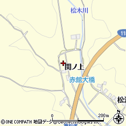 福島県東白川郡棚倉町檜木関ノ上周辺の地図