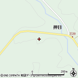 福島県東白川郡鮫川村赤坂西野押目周辺の地図
