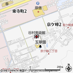 谷村美術館周辺の地図