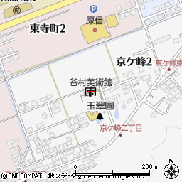 谷村美術館周辺の地図