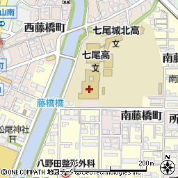 石川県立七尾高等学校周辺の地図