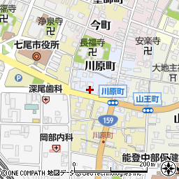 石川県七尾市川原町58周辺の地図