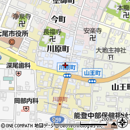 石川県七尾市川原町17周辺の地図