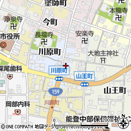 石川県七尾市川原町36周辺の地図
