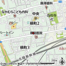 株式会社謙信堂糸魚川周辺の地図