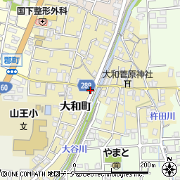 石川県七尾市大和町周辺の地図
