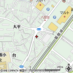 八反田簡易郵便局周辺の地図