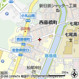 石川県七尾市西藤橋町未周辺の地図