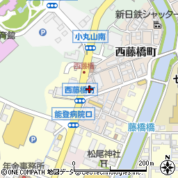 石川県七尾市所口町リ周辺の地図