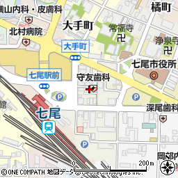 石川県七尾市神明町周辺の地図