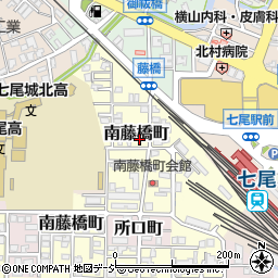 石川県七尾市南藤橋町子周辺の地図