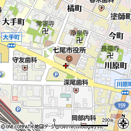 石川県七尾市袖ケ江町（イ）周辺の地図