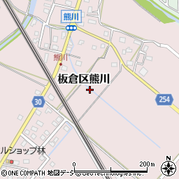 新潟県上越市板倉区熊川周辺の地図
