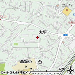 福島県いわき市内郷高坂町大平周辺の地図