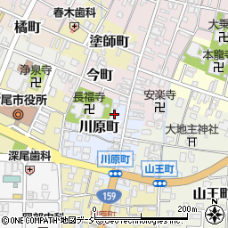 彦田七尾支店周辺の地図