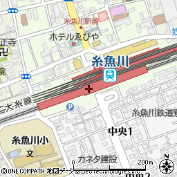 糸魚川市観光協会　観光協会糸魚川支部周辺の地図