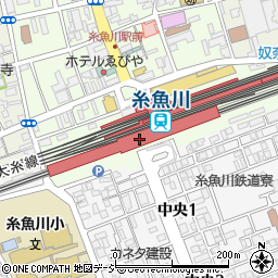 糸魚川市観光協会周辺の地図