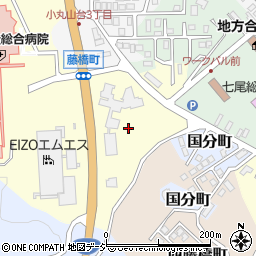 石川県七尾市藤橋町（西）周辺の地図
