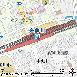 セブンイレブンキヨスクＪＲ糸魚川駅店周辺の地図