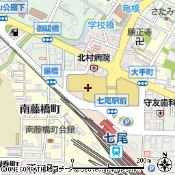 石川県七尾市御祓町1周辺の地図