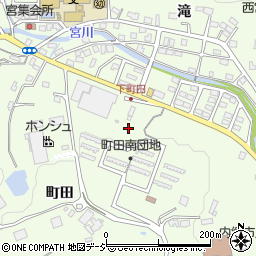福島県いわき市内郷宮町町田周辺の地図
