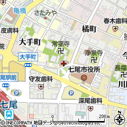 石川県七尾市袖ケ江町ハ周辺の地図