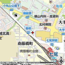 石川県七尾市北藤橋町子周辺の地図