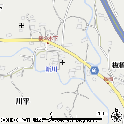 福島県いわき市内郷高野町沢周辺の地図