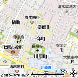 石川県七尾市今町周辺の地図