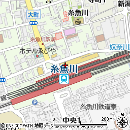 駅レンタカー糸魚川営業所周辺の地図