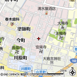 石川県七尾市鍜冶町周辺の地図