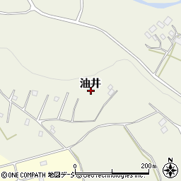 栃木県那須塩原市油井周辺の地図