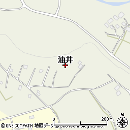 栃木県那須塩原市油井周辺の地図